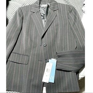 Striped Black Blazer